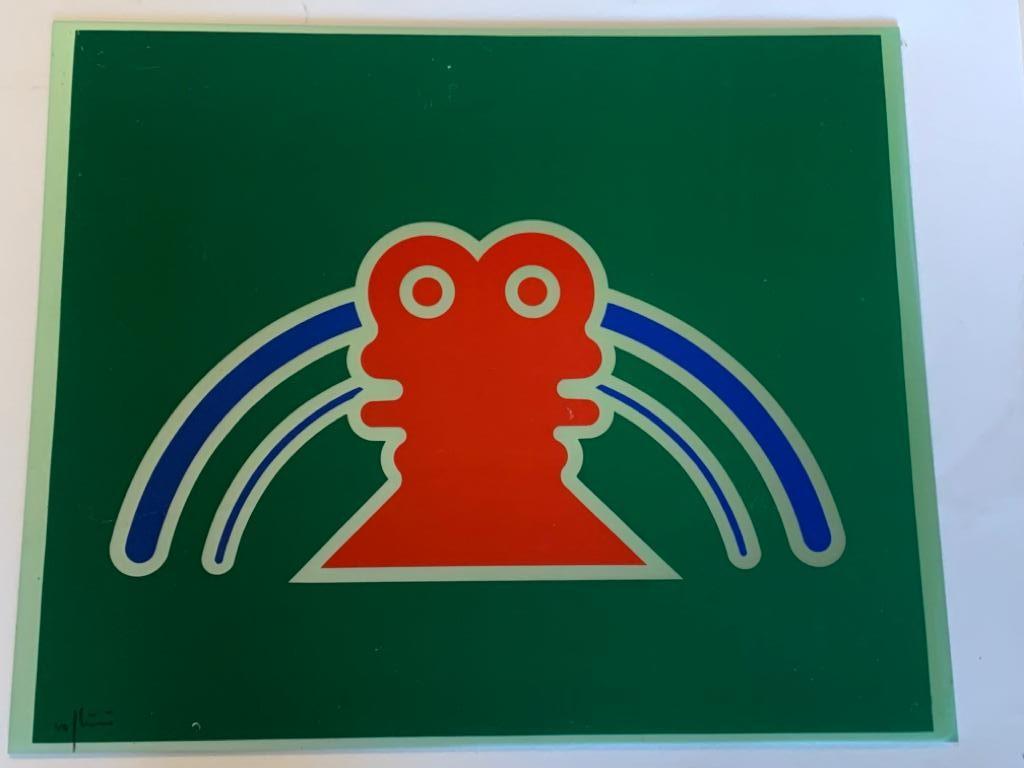 Mid-20th Century Renato Volpini, Anthropomorphic Collage Element, 1971, Plastic For Sale