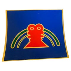 Renato Volpini, Anthropomorphic Element, plastic collage, 1969