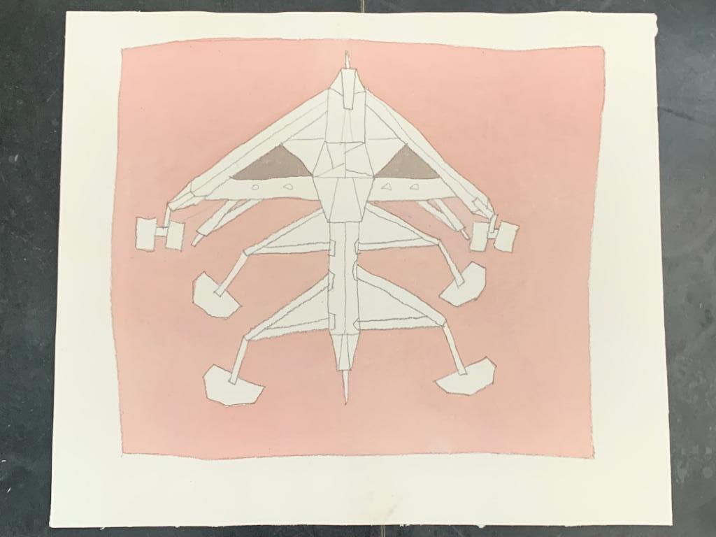 Renato Volpini, Composition, tempera and pencil on paper, 1960s.
Detailed information on the Volpini Foundation website.