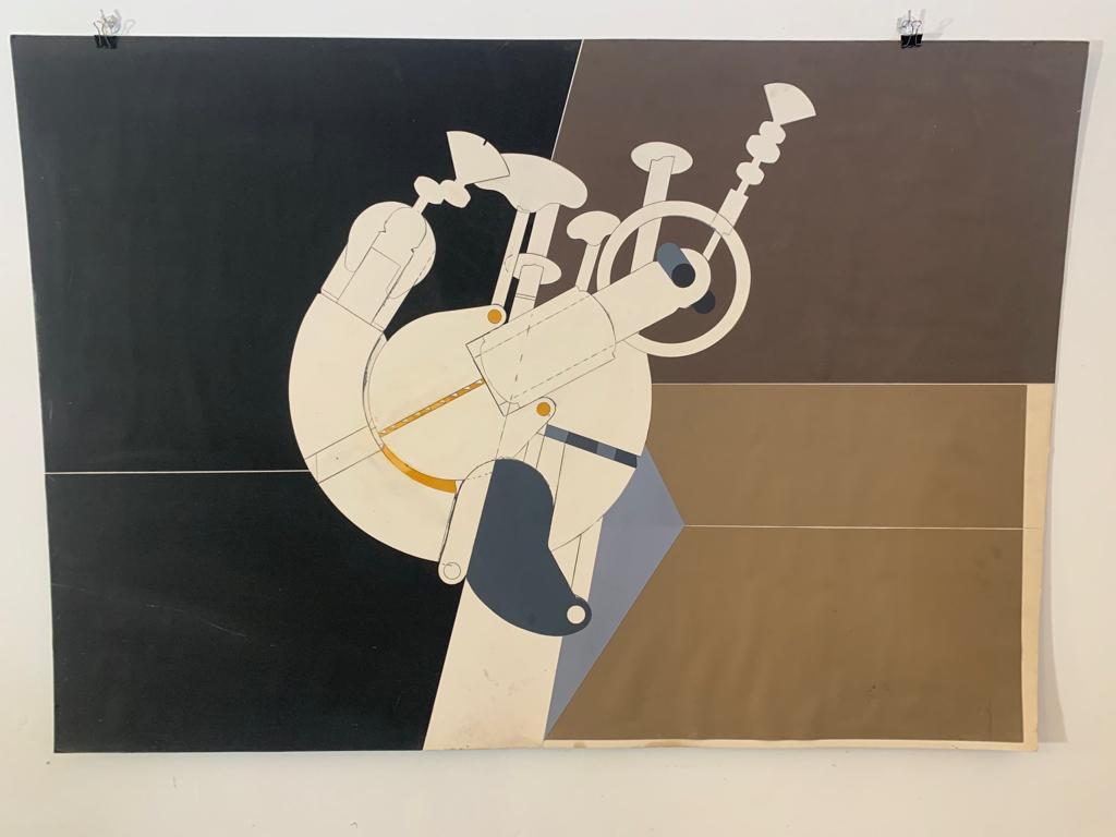 Mixed media painting 