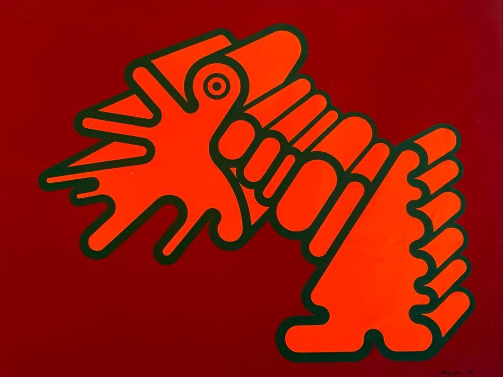 Renato Volpini, Original Multiple Element of Useless Machine, 1970er Jahre, Siebdruck (Italienisch) im Angebot