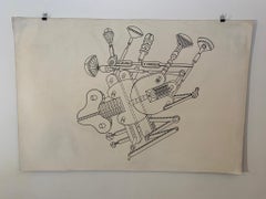 Renato Volpini, Part of a Space Machine, mixed media, 1970s