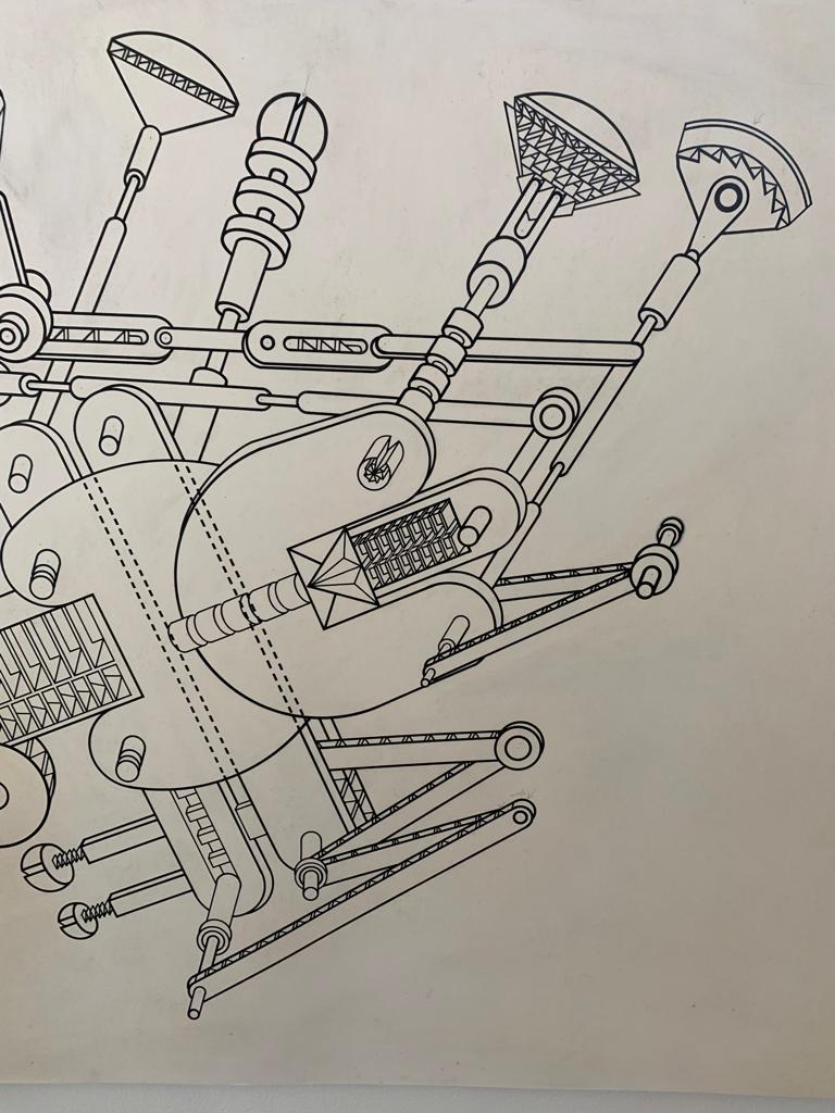 Renato Volpini, Part of a Space Machine, mixed media, 1970s For Sale 1
