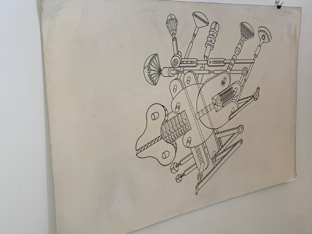 Renato Volpini, Part of a Space Machine, mixed media, 1970s For Sale 2