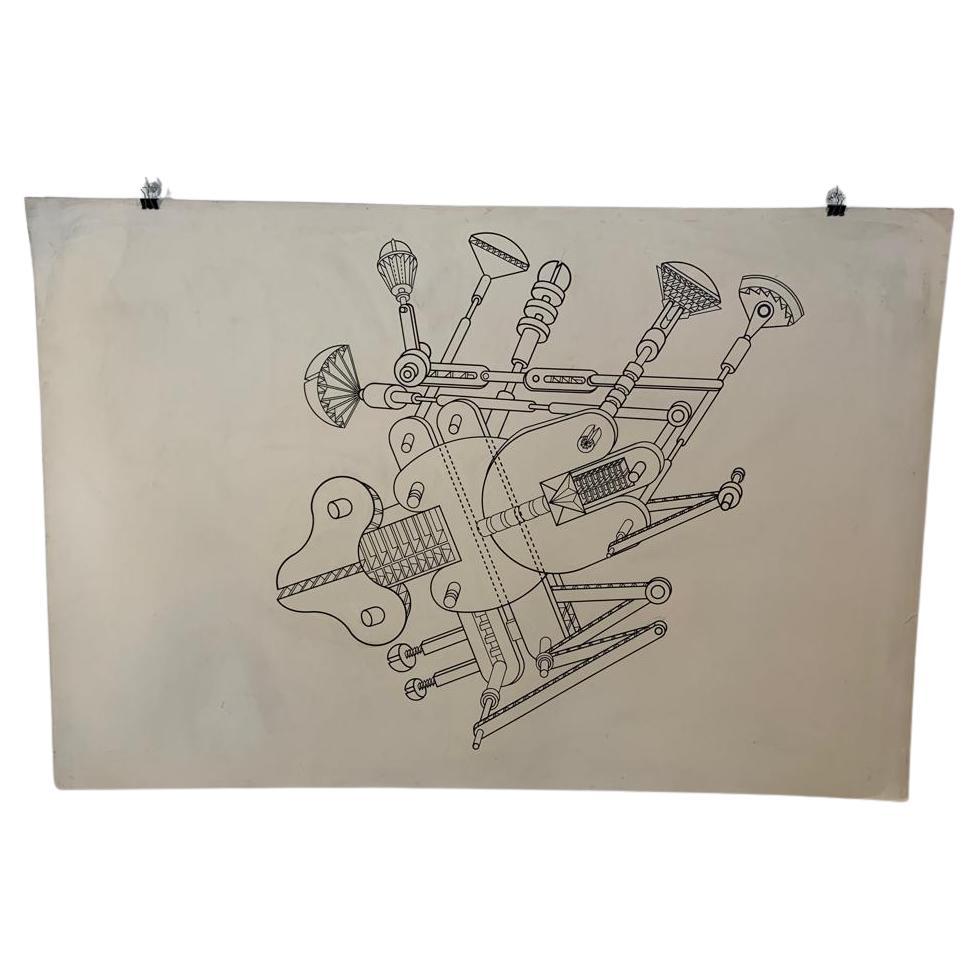 Renato Volpini, Part of a Space Machine, tecnica mista, anni '70