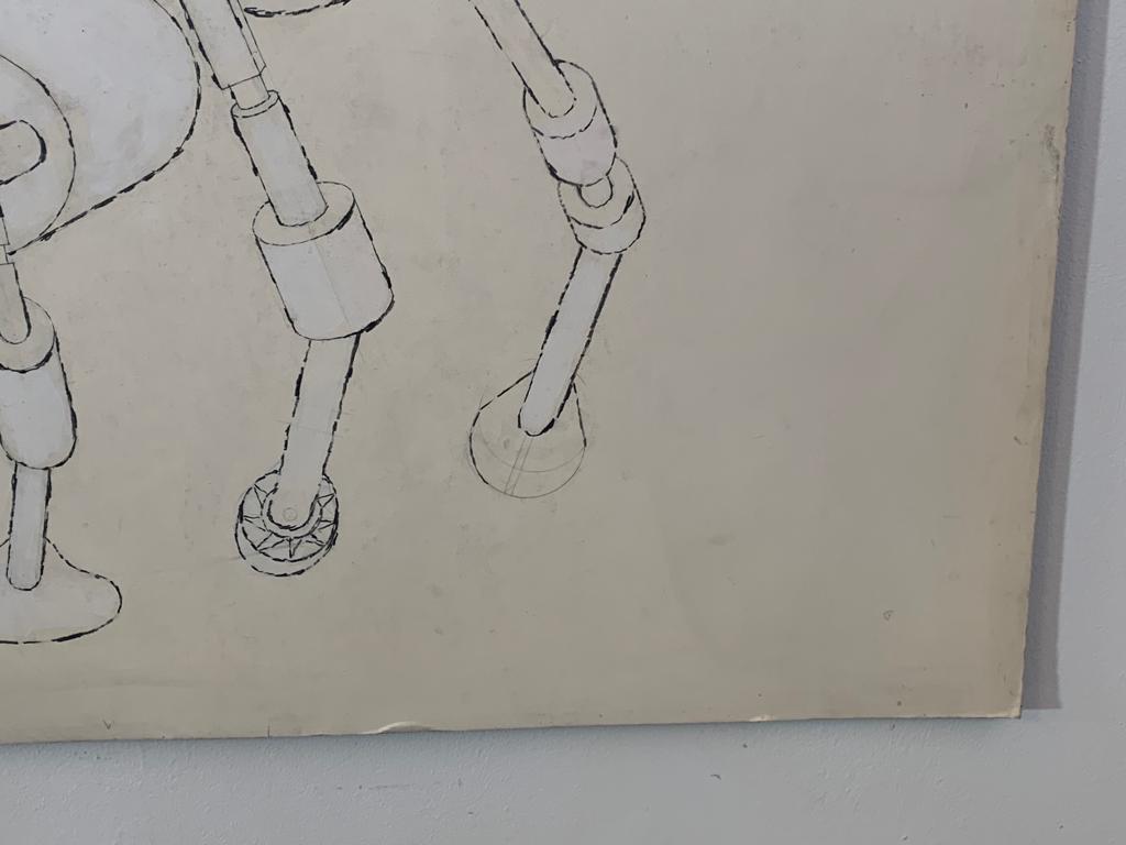 Renato Volpini, Une partie de la machine du rêve Vénus, 1970, techniques mixtes en vente 3