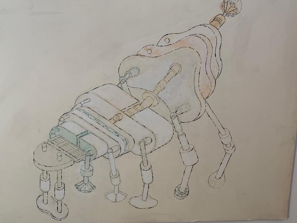 Renato Volpini, Une partie de la machine du rêve Vénus, 1970, techniques mixtes en vente 1