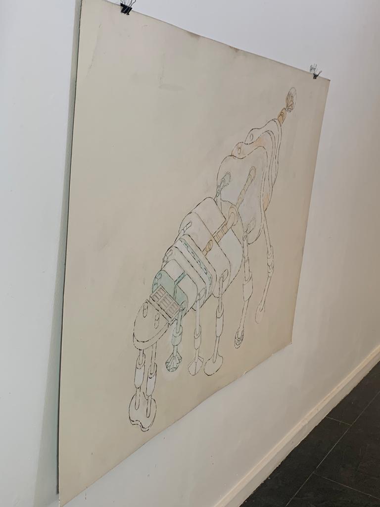 Renato Volpini, Une partie de la machine du rêve Vénus, 1970, techniques mixtes en vente 2
