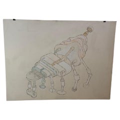 Renato Volpini, Parte della macchina del sogno venusiano, anni '70, tecnica mista