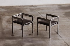 Renato Zevi Dining Chairs for Zevi & C., 1980s, Set of 2