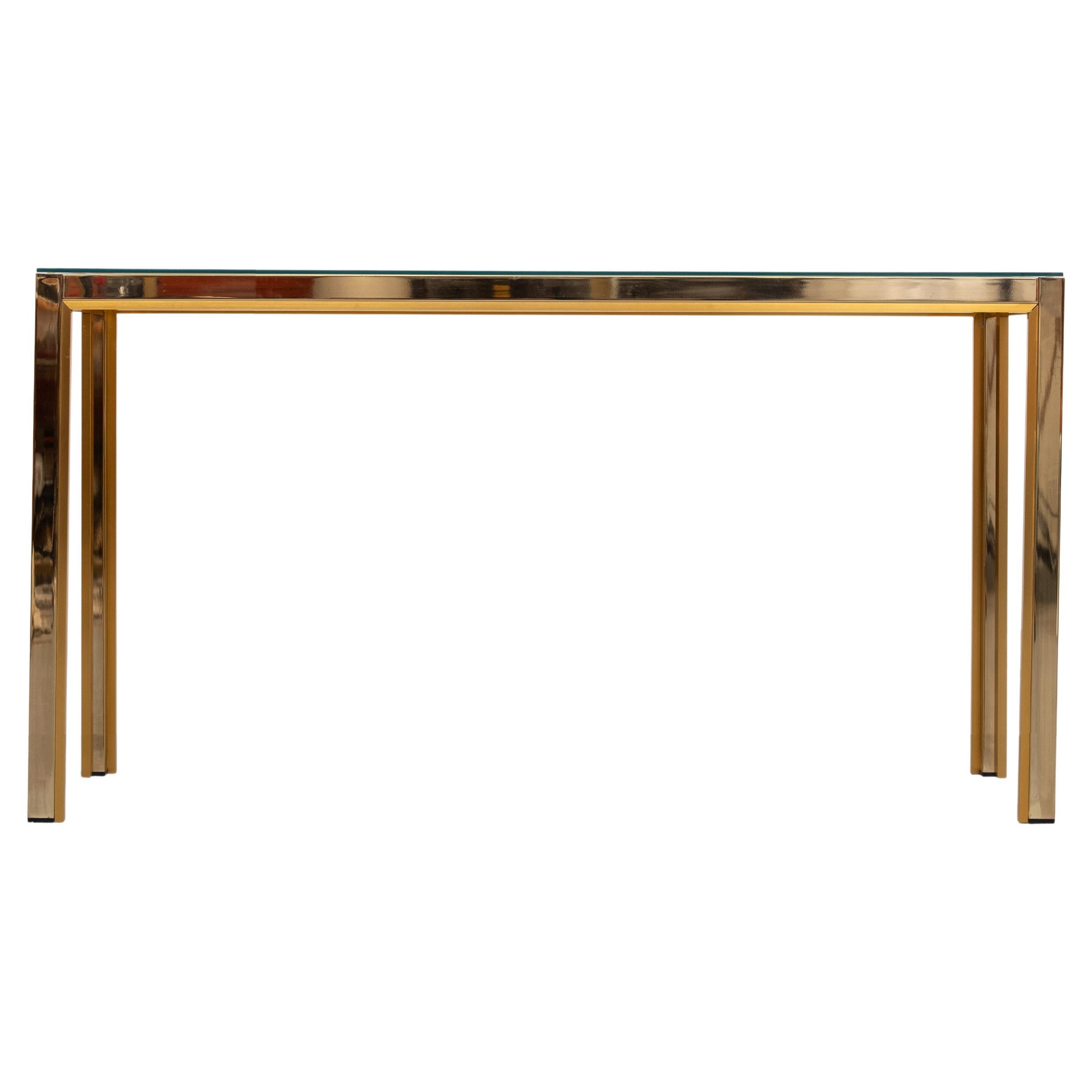 Italian Renato Zevi  Hollywood Regency Console table  1970s Italy For Sale