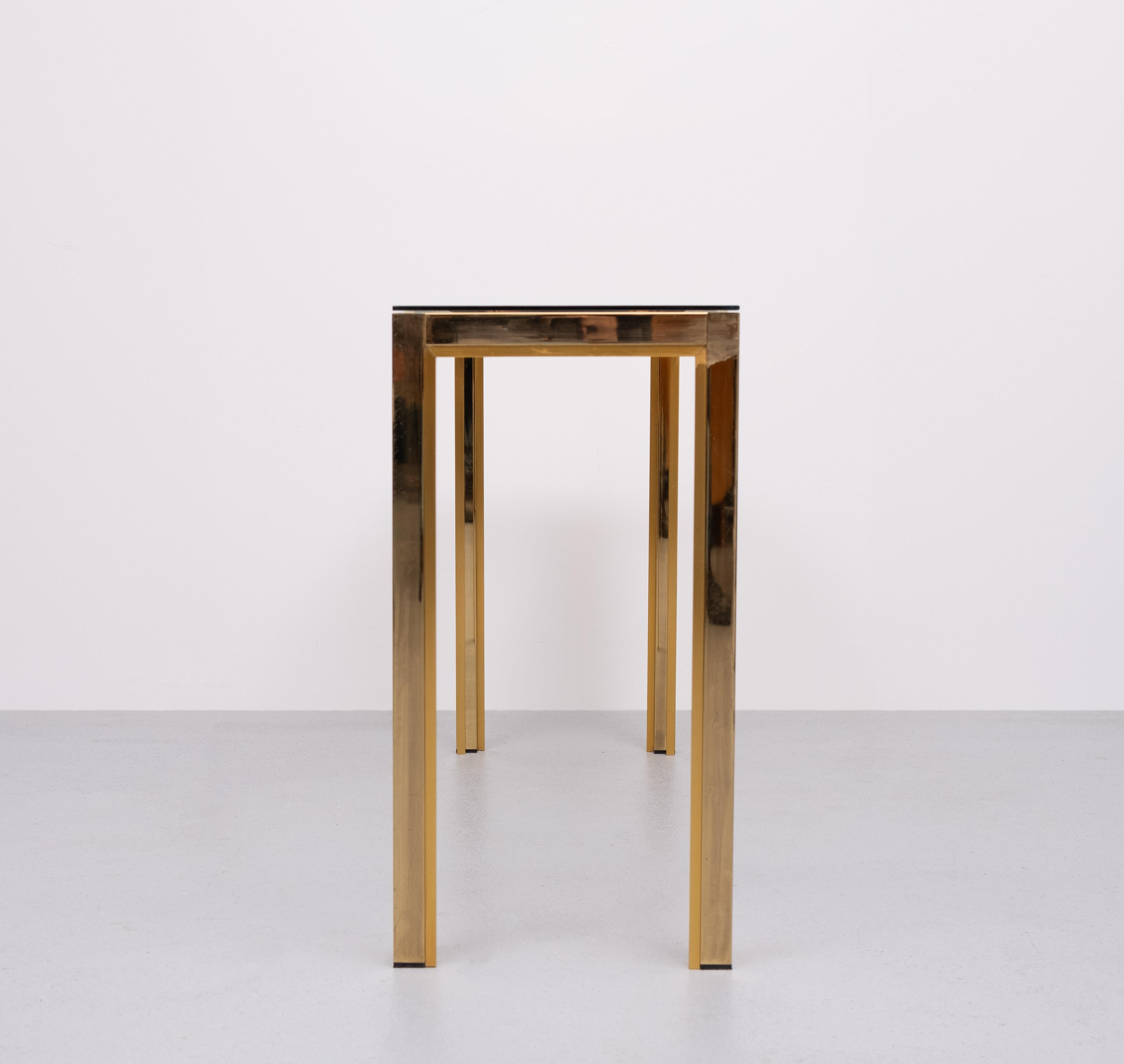 Late 20th Century Renato Zevi  Hollywood Regency Console table  1970s Italy For Sale