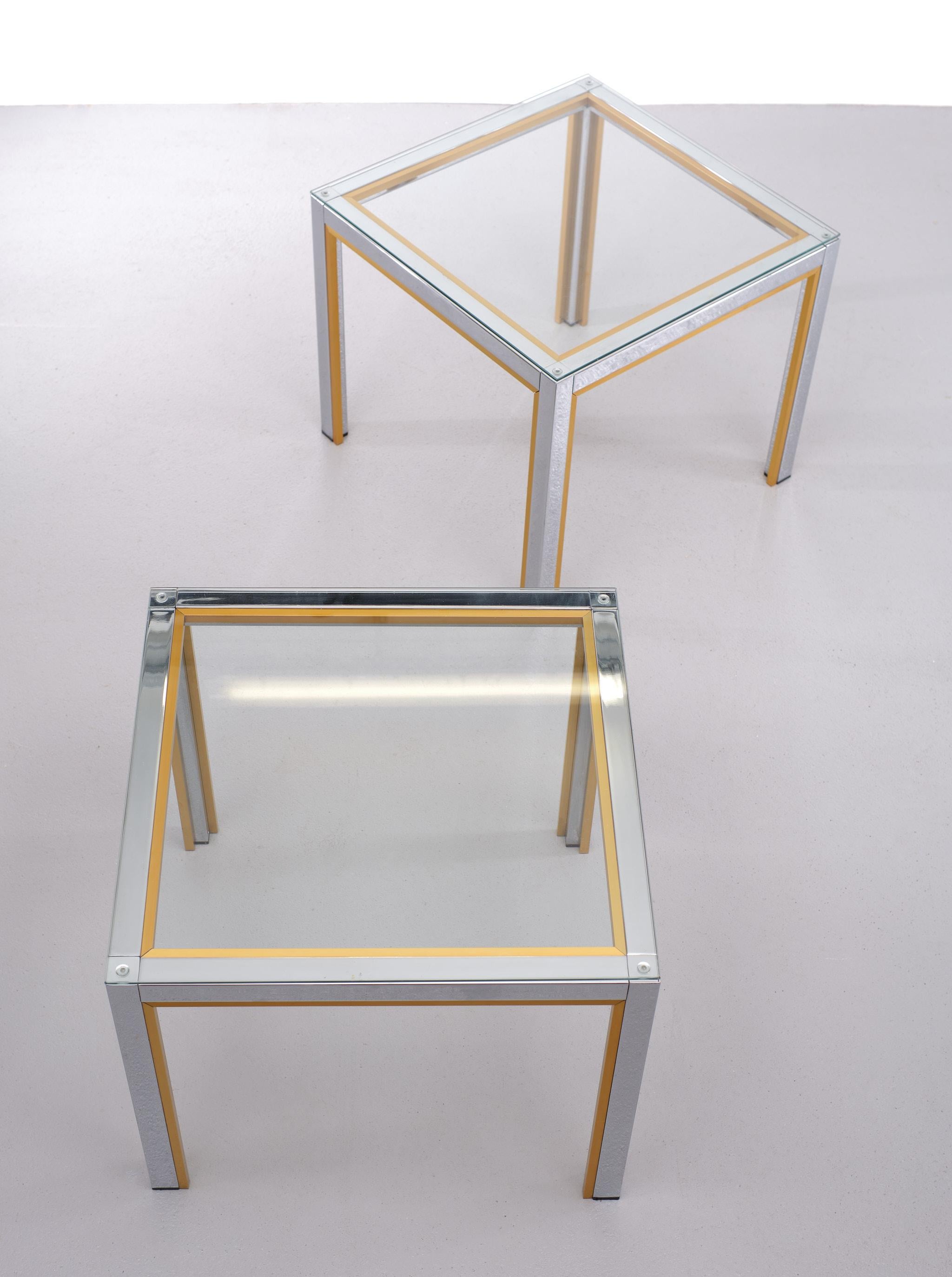 Renato Zevi Hollywood Regency Side tables 1970s Italy In Good Condition For Sale In Den Haag, NL