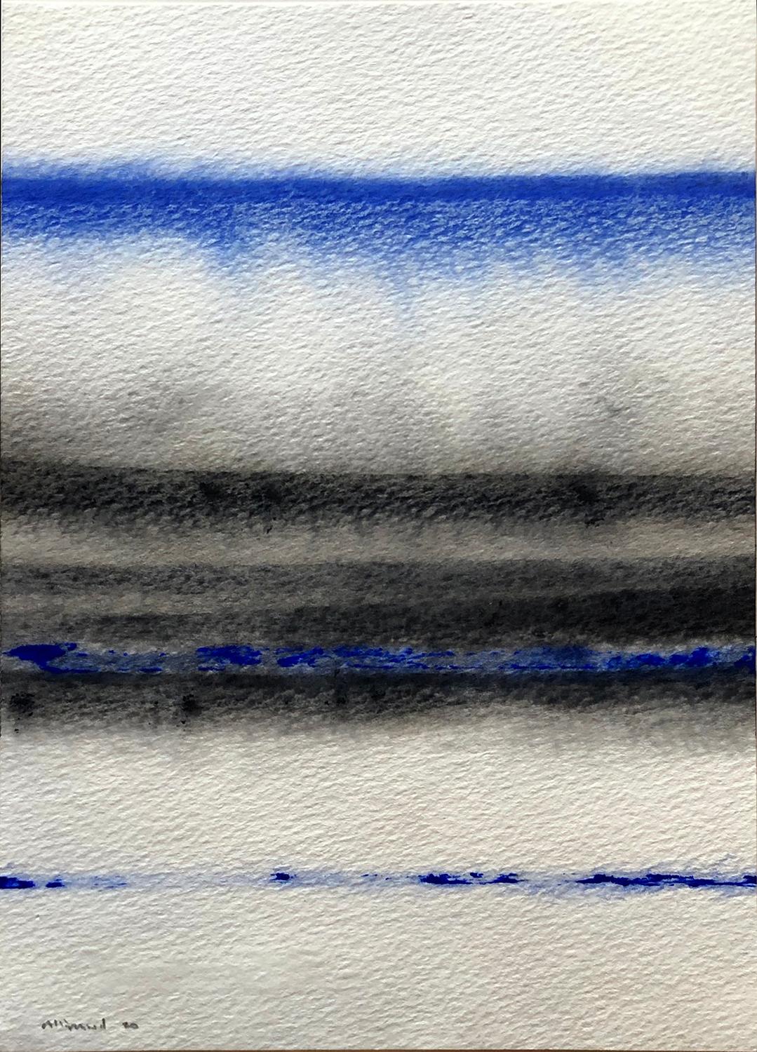 Abstract Painting di Renaud Allirand - Composizione blu #3