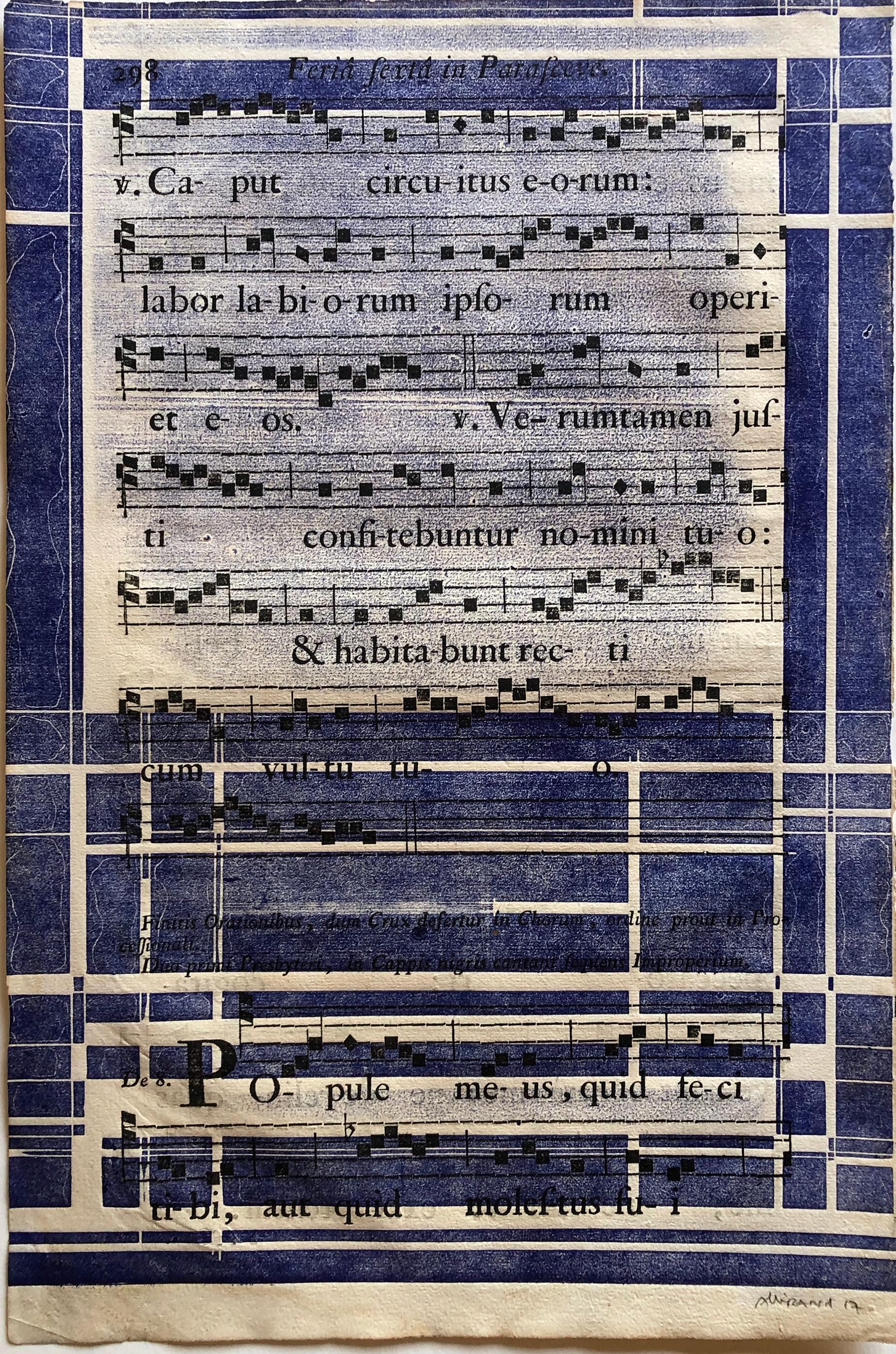 Renaud Allirand Abstract Print - Antiphonaires 