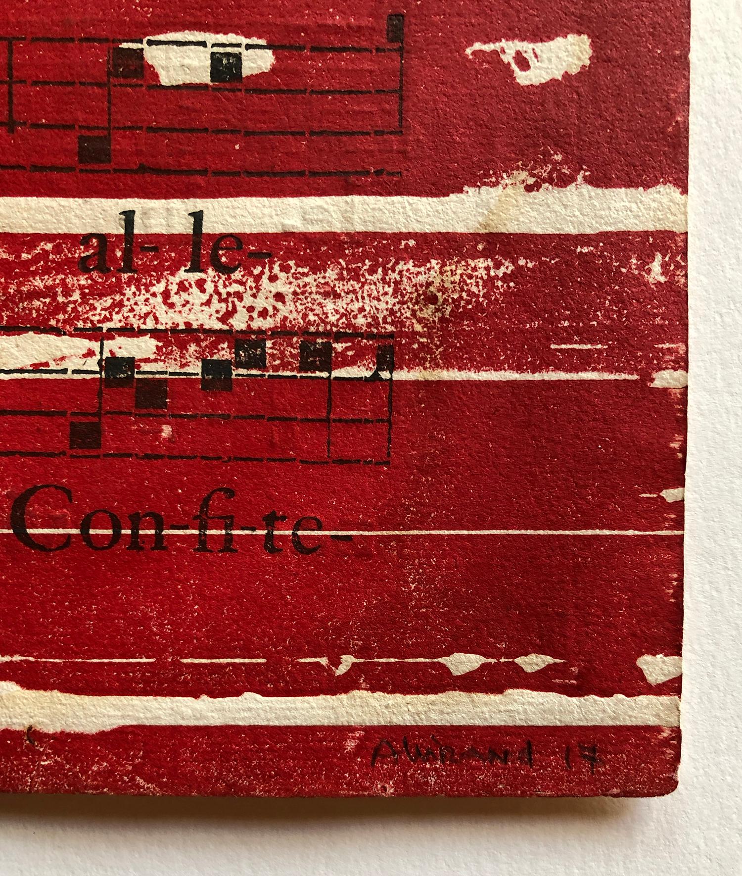 Antiphonaires (Red), by Renaud Allirand For Sale 1