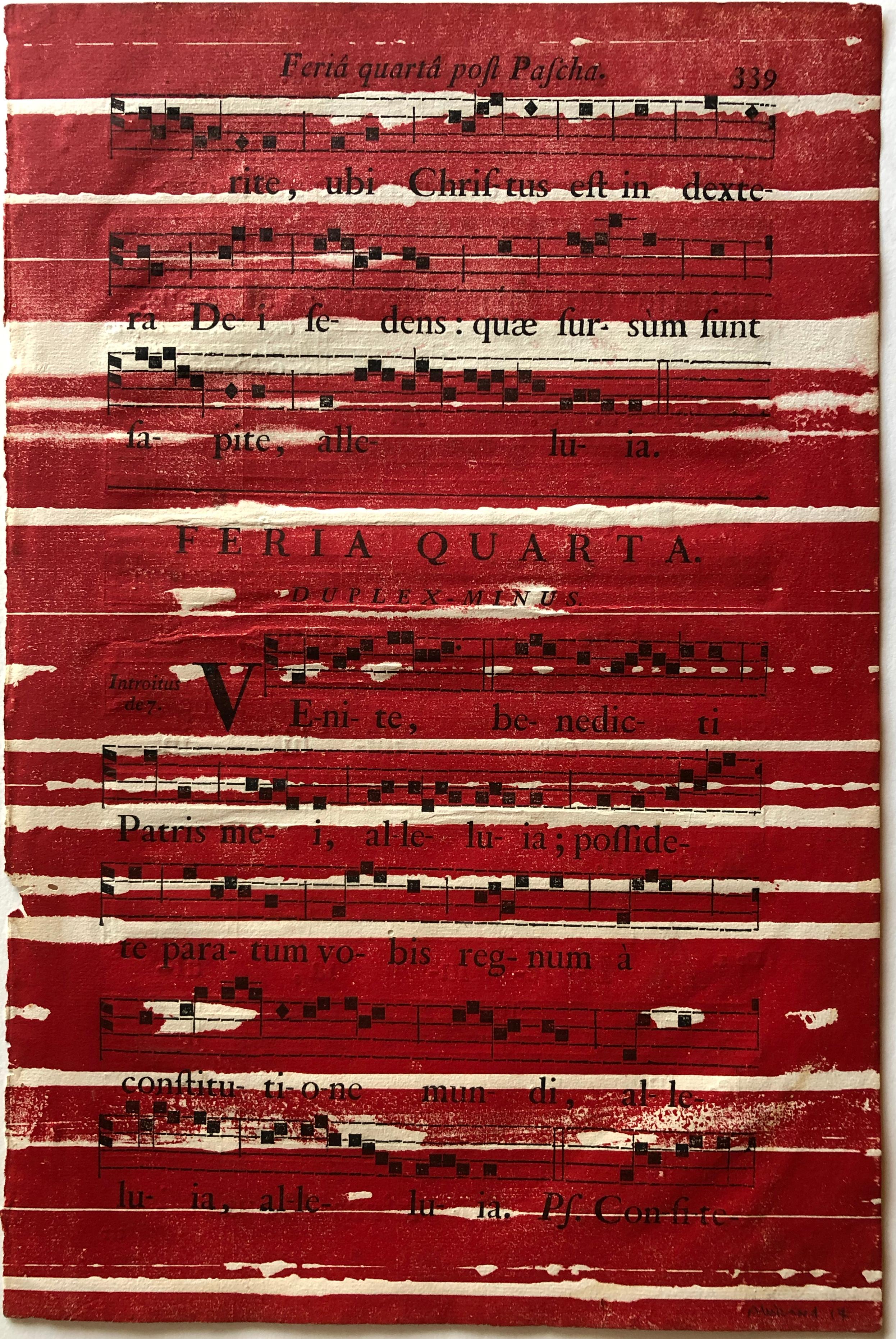 Antiphonaires (Red), by Renaud Allirand
