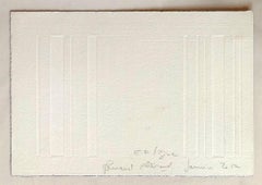 Composition #5, Monotype Print, Abstract Style, Signed, 2010s