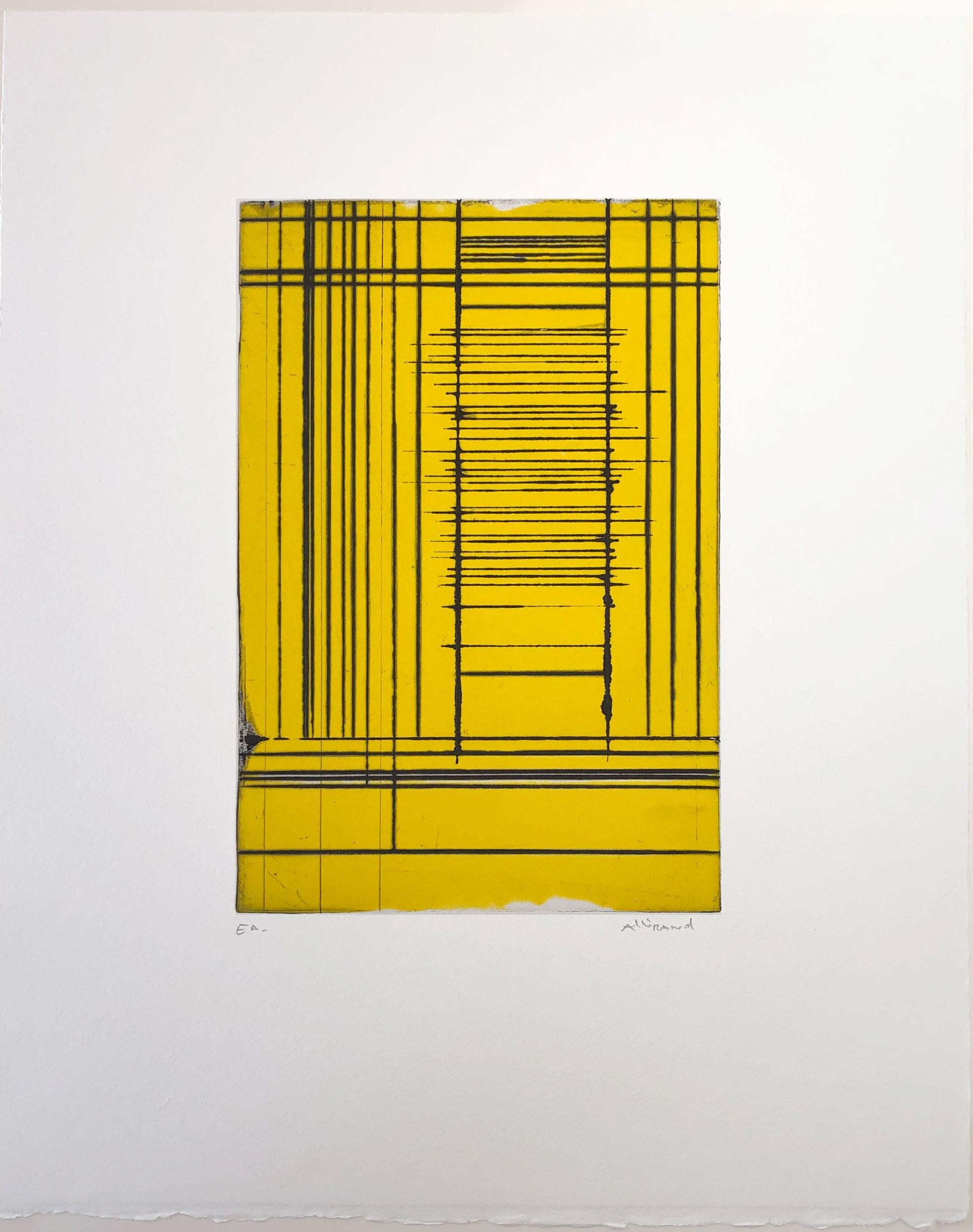 Composition Yellow #11 - Print by Renaud Allirand
