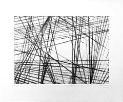 Liens II, Etching and Drypoint, Abstract Style, Signed, Edition of 20