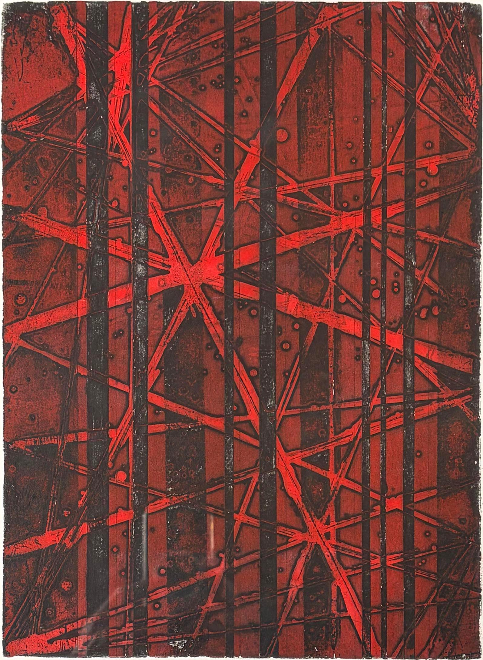 Nuit d'été III (Summer Night III), framed etching by Renaud Allirand For Sale 1