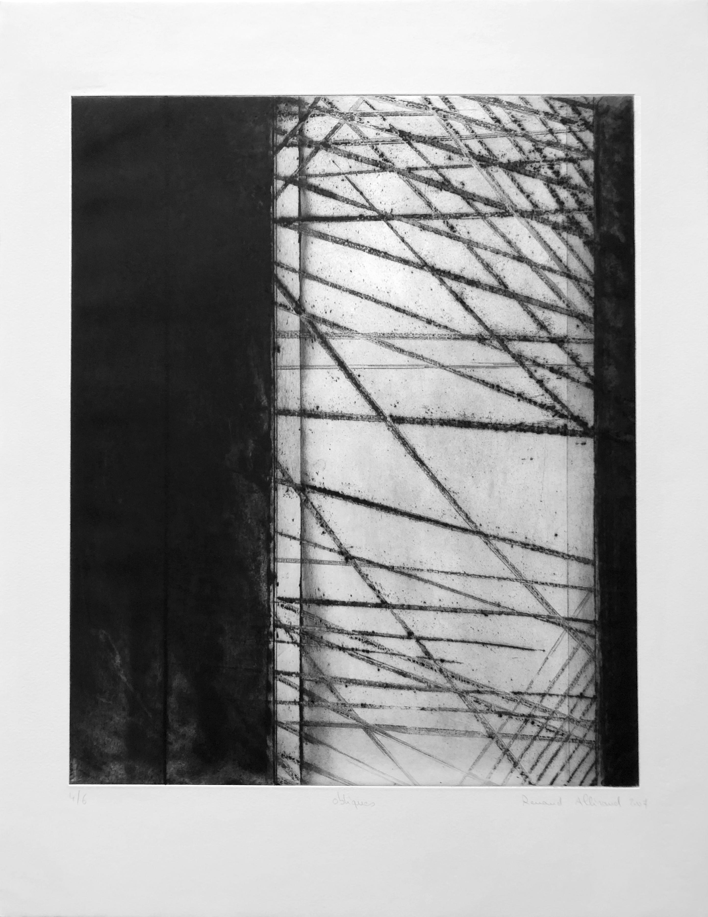 Obliques, abstract composition by Renaud Allirand For Sale 1