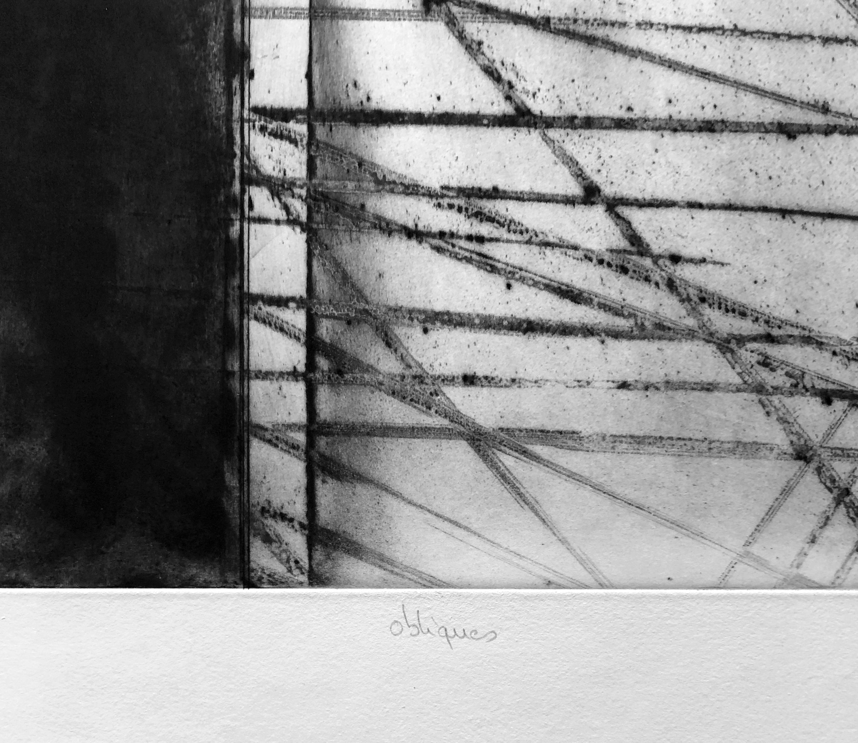 Obliques, abstract composition by Renaud Allirand For Sale 3