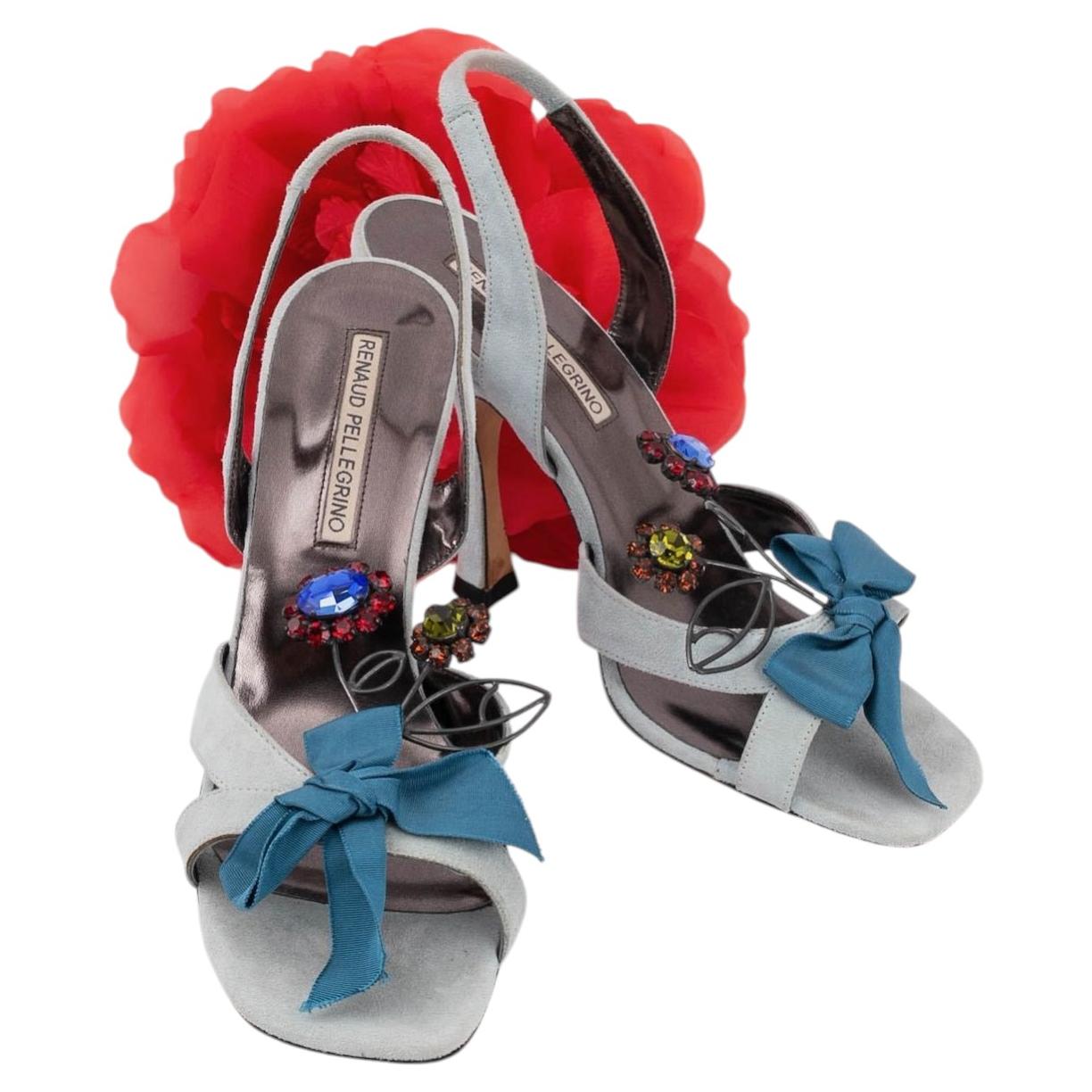 Renaud Pellegrino blue pumps For Sale