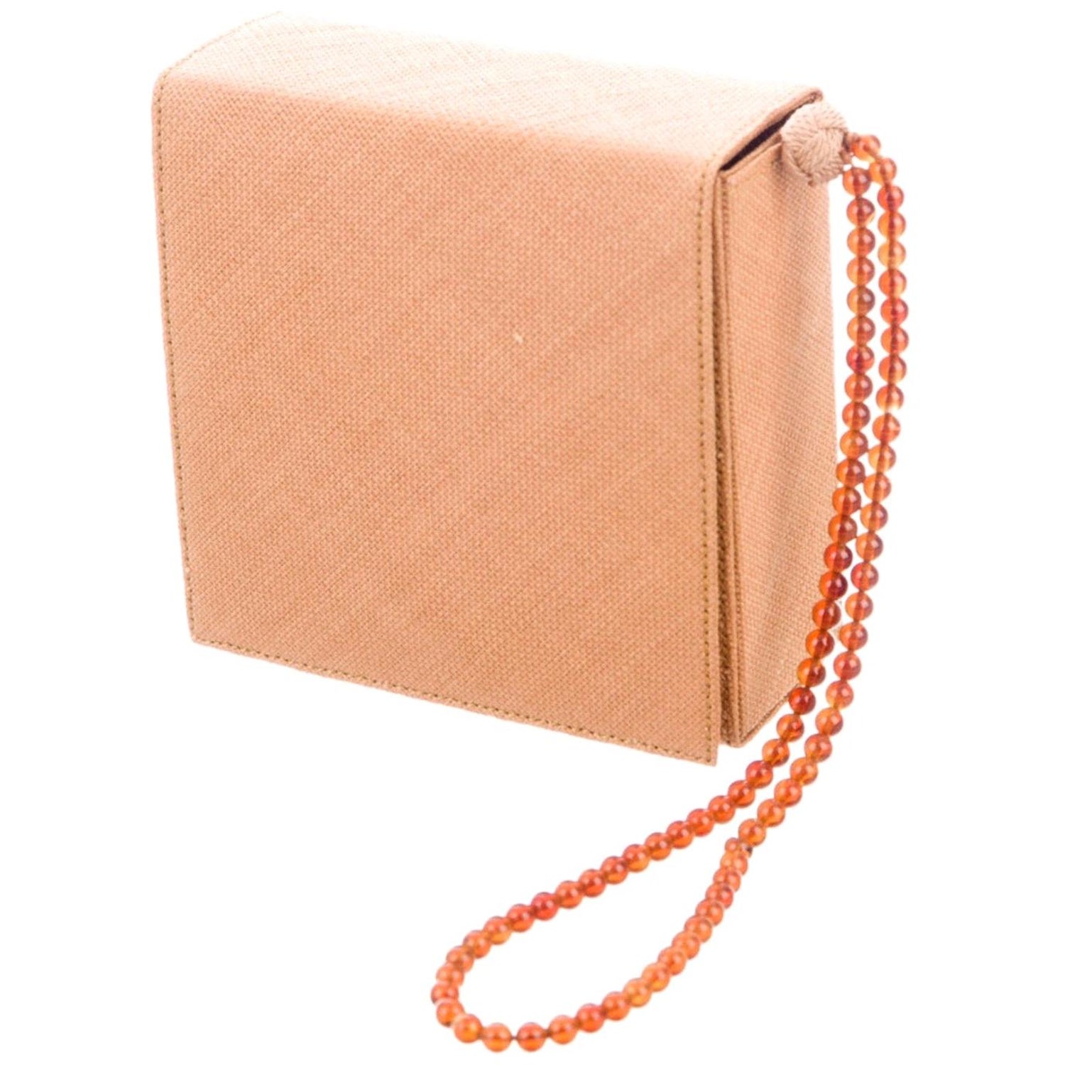 Christian Louboutin Paloma Clutch Spike Stud Chain Bag Light Pink 2 Way