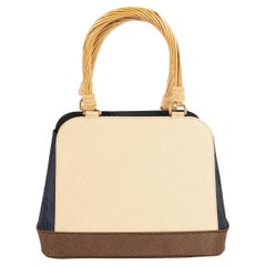 Renaud Pellegrino Handtasche aus Panamastroh