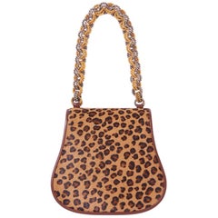 Renaud Pellegrino Leopard Pattern Handbag