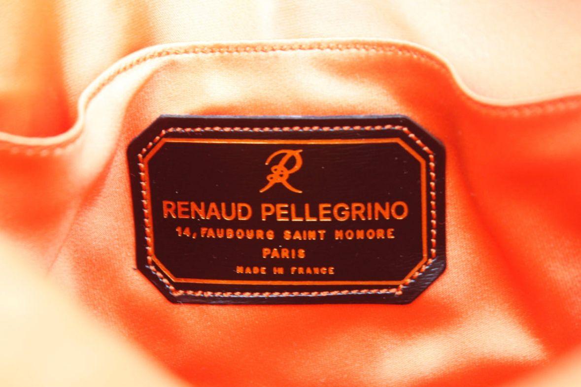 Renaud Pellegrino Orange Satin Bag 1