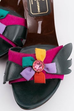 Zapatos de salón de piel de potro de Renaud Pellegrino