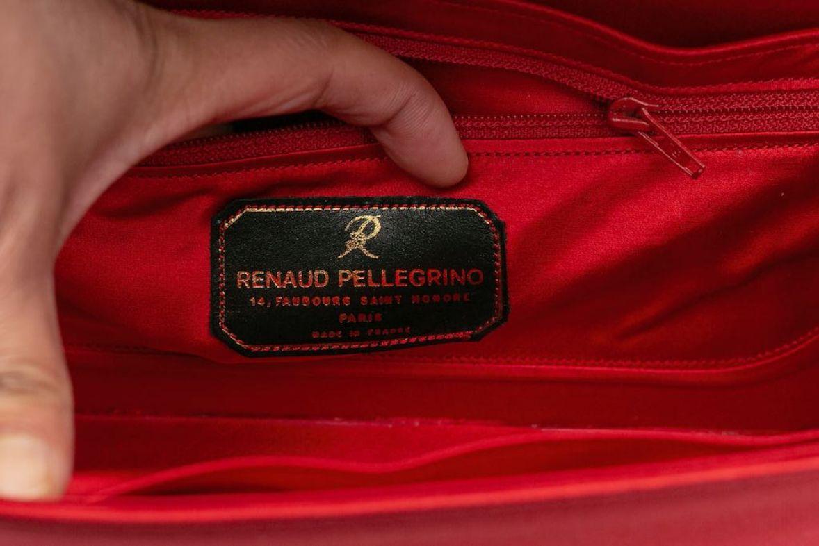 Renaud Pellegrino Red Pearly Bag For Sale 5