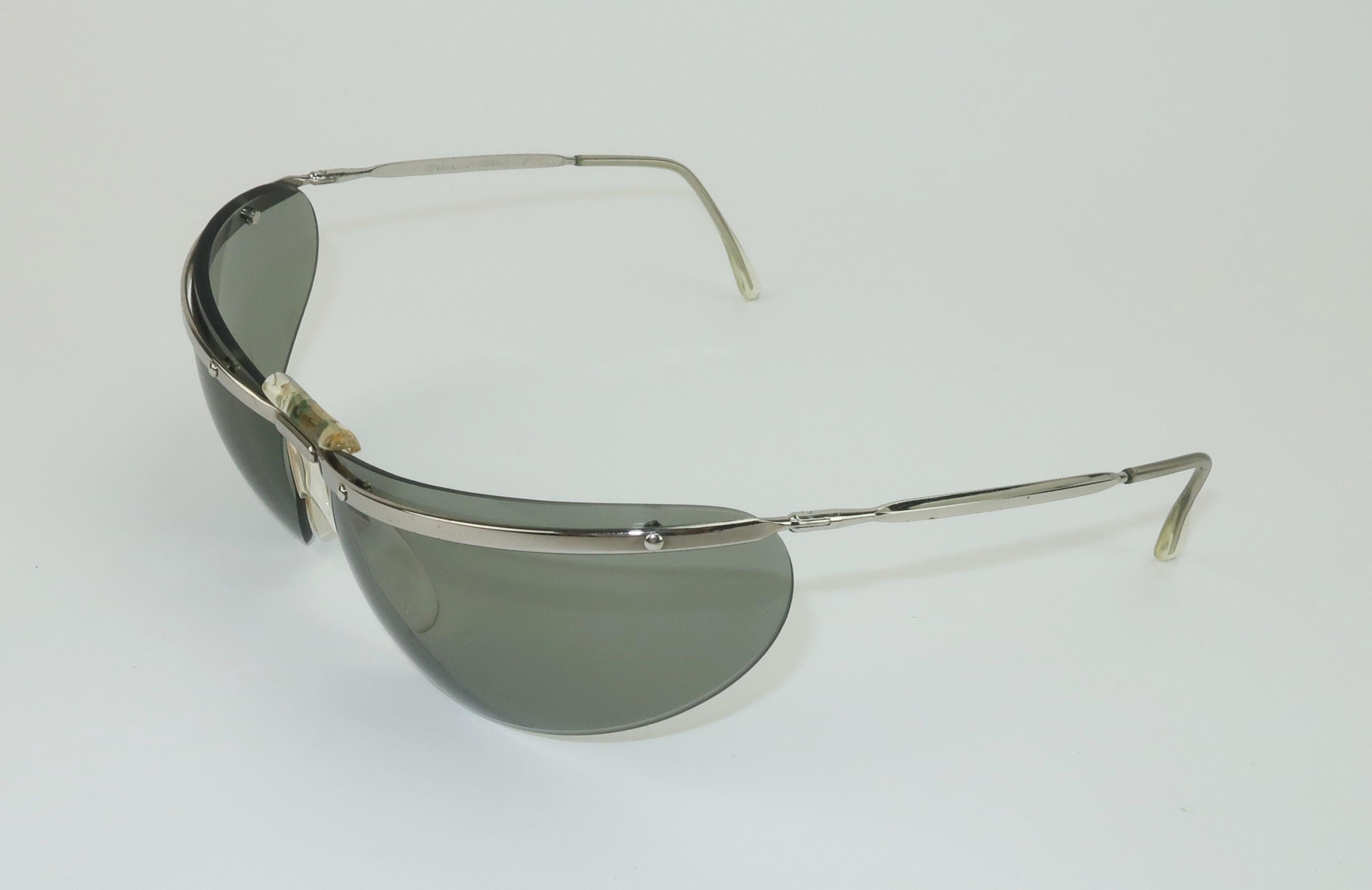 Women's or Men's Renauld Spectaculars French Wrap Around Sunglasses, 1960's
