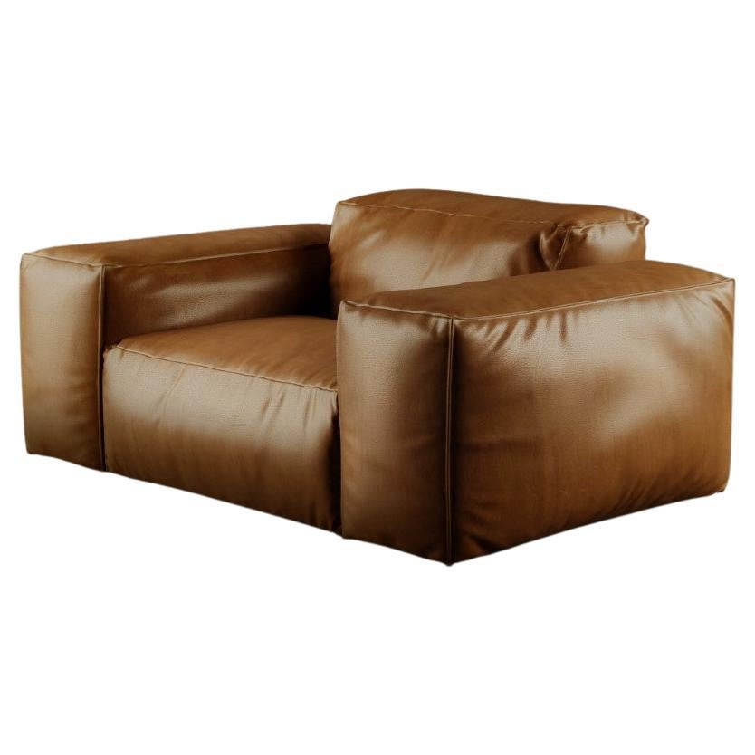 Fauteuil Rencontre Moi Cuir Brown