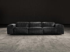 Rencontre Moi Sofa Three Seater Black Timeless Leather