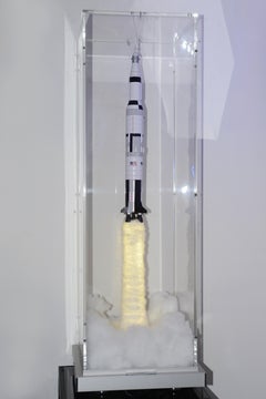 Sculpture de fusée Rendez-Vous