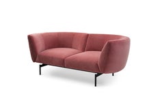 Rendez-Vous Sofa Compound in Extra A8 Upholstery with Black Metal, Sergio Bicego