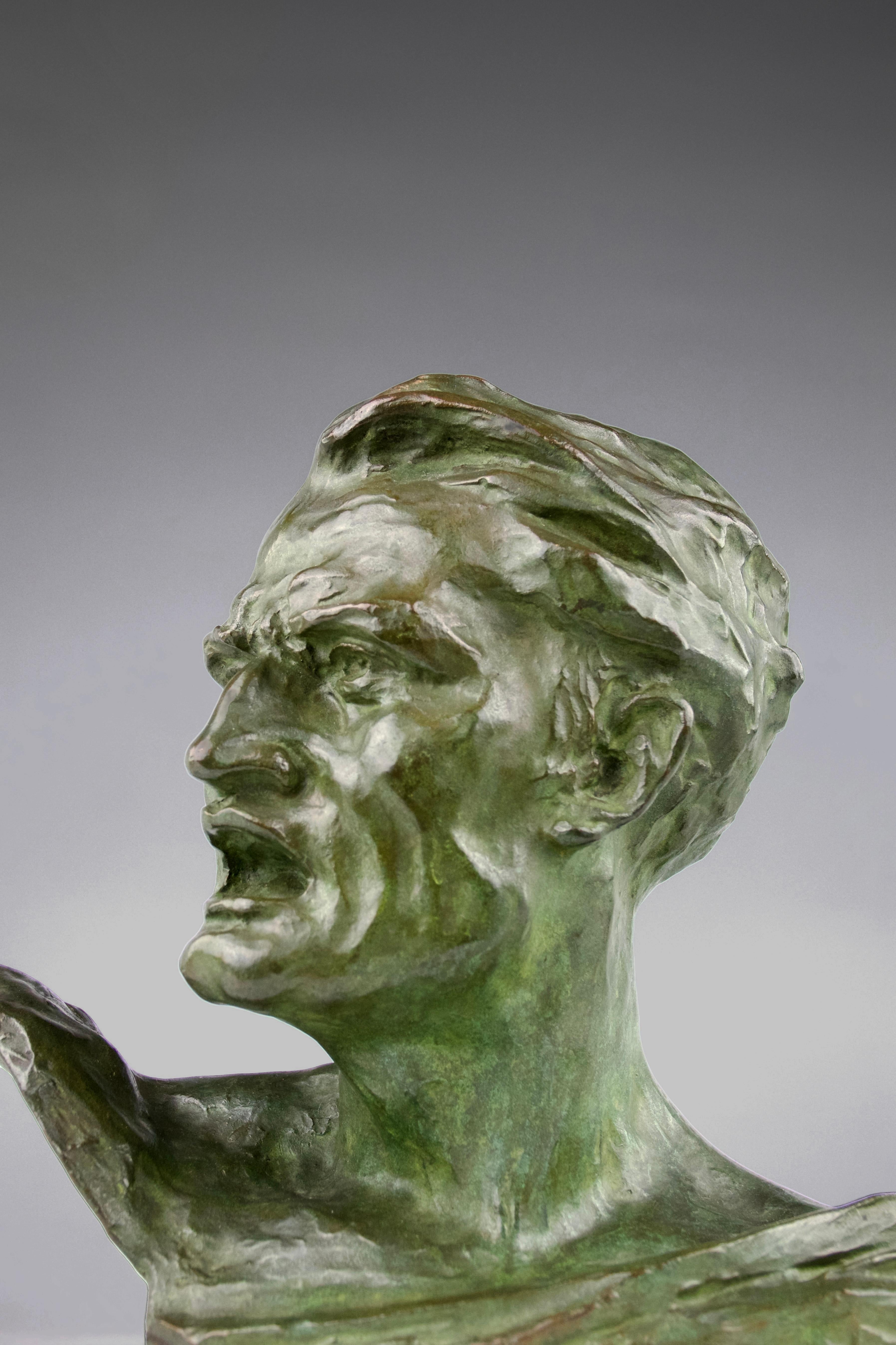 René André Varnier, Demosthenes Bust, France, 1930s For Sale 5