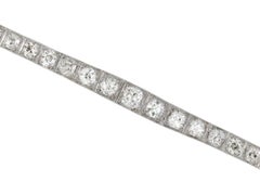 Bracciale con linea di diamanti Rene Boivin, Francia, circa 1920