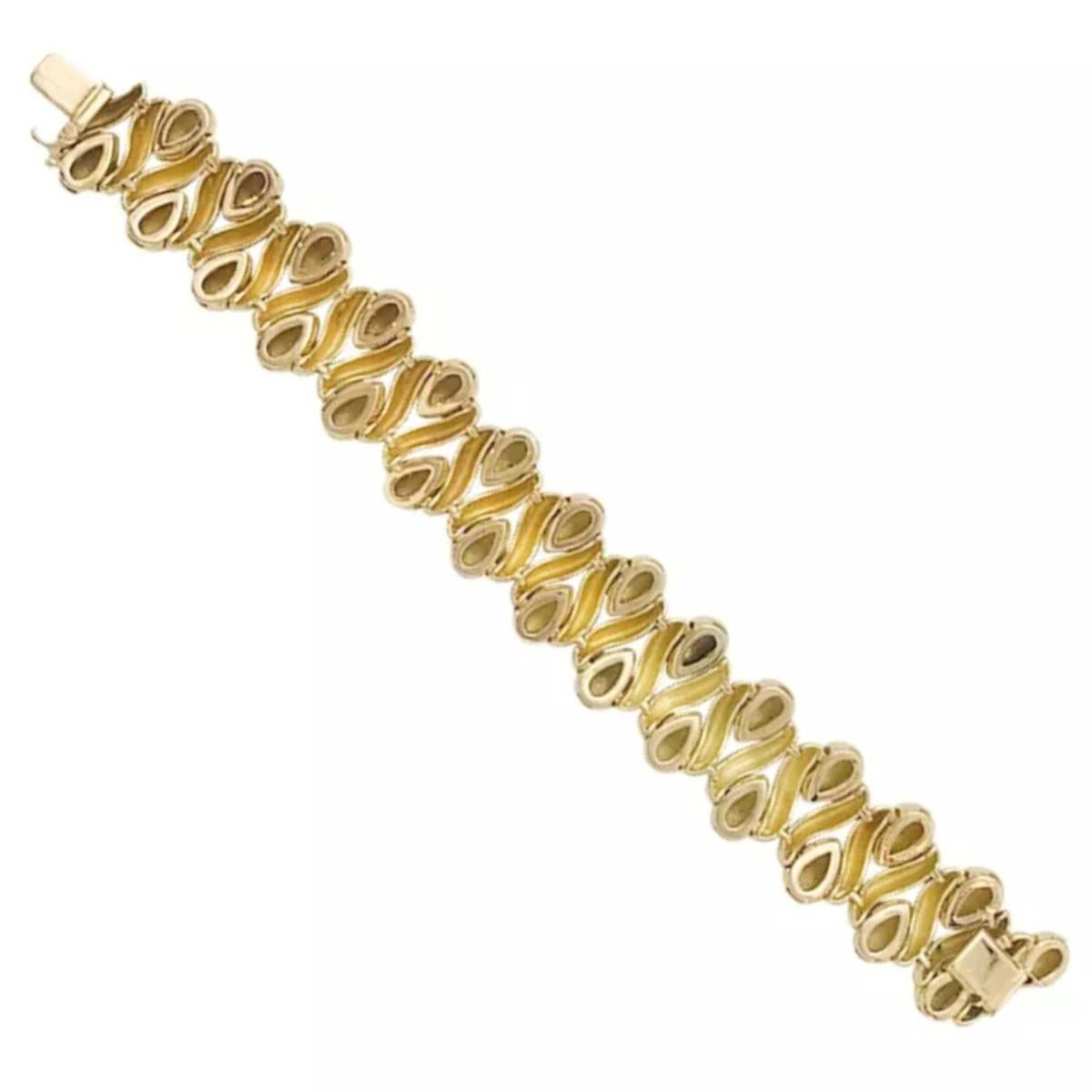 Modern René Boivin gold bracelet.