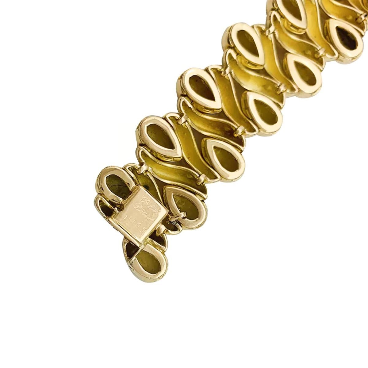 René Boivin gold bracelet. 1