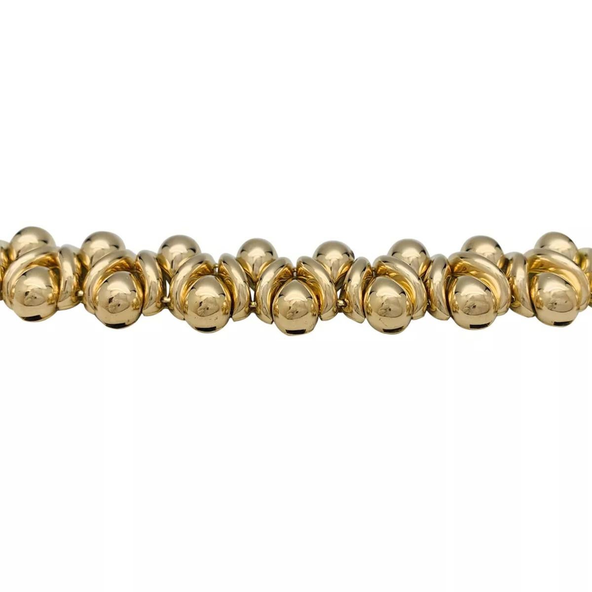 René Boivin gold bracelet. 2