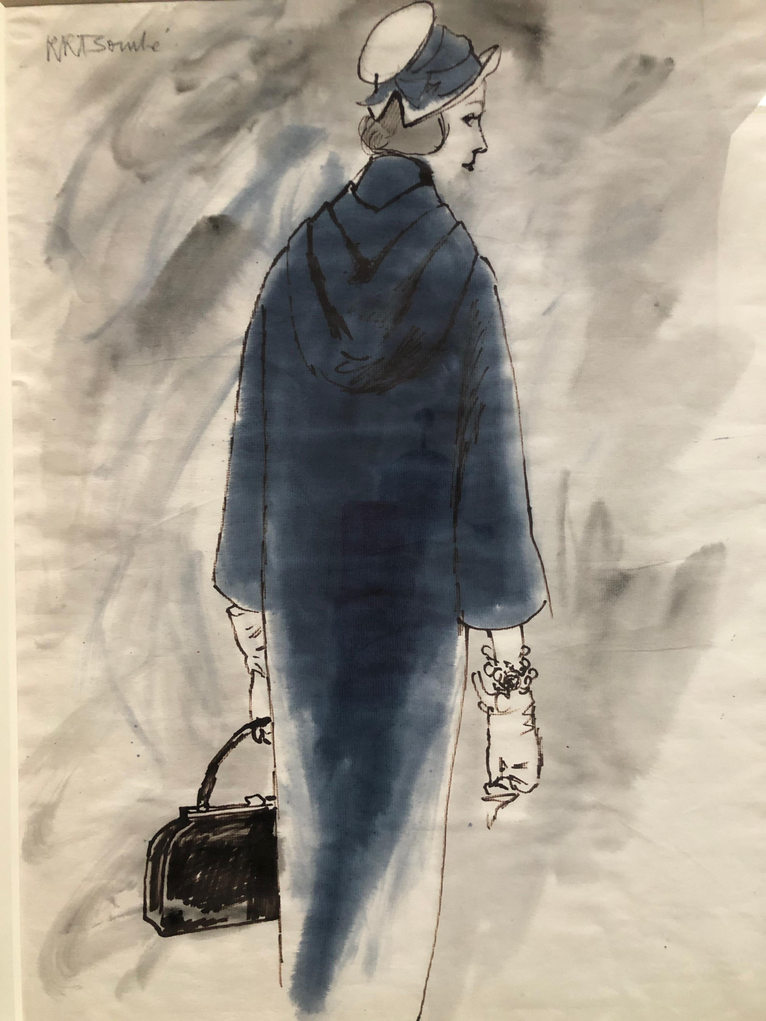 rene bouche fashion illustrator