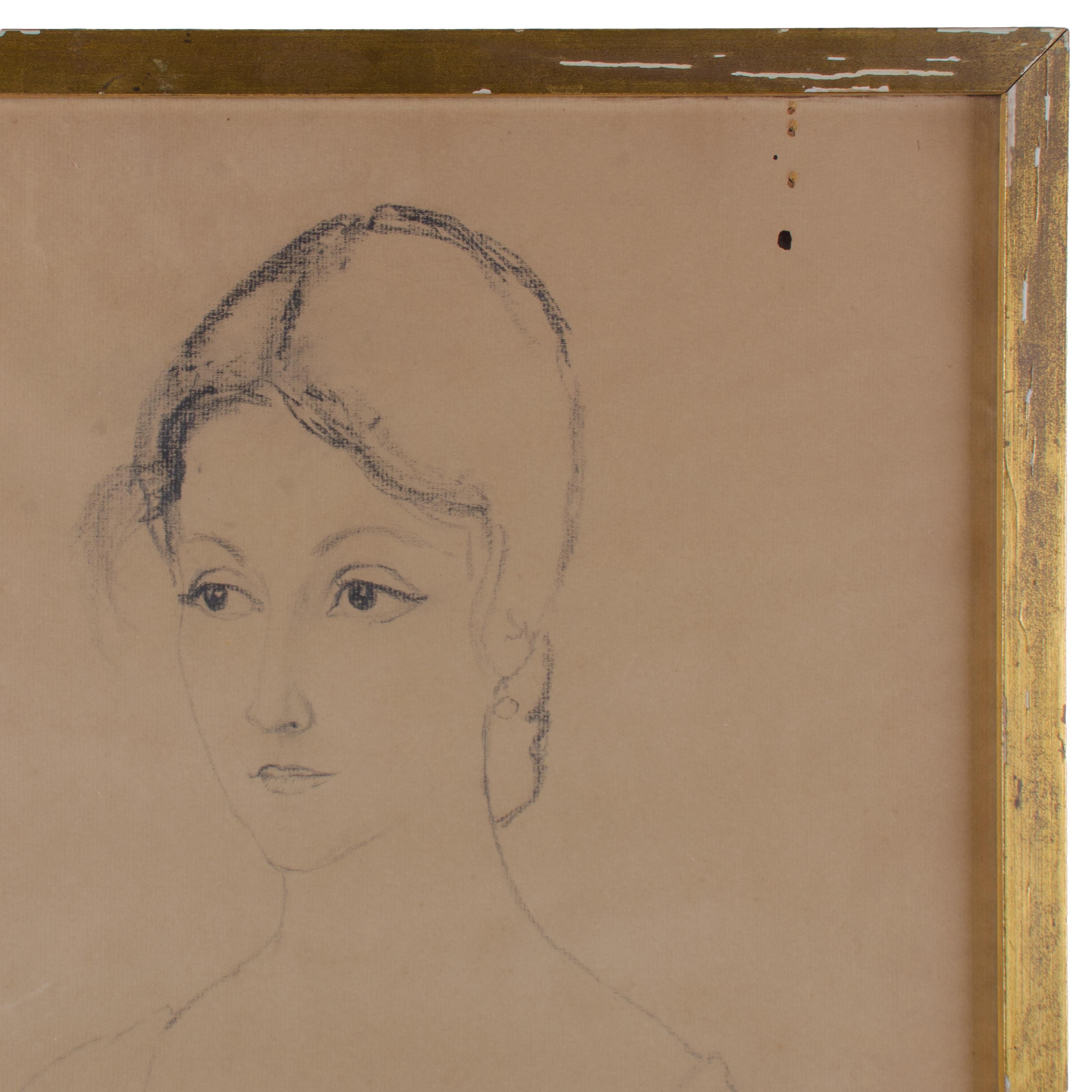 René Bouché Illustration, 1955 (Moderne der Mitte des Jahrhunderts) im Angebot