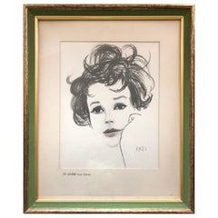 Rene Bouche Portrait of Judy Garland for the Cover of TV Guide Oct 1963
