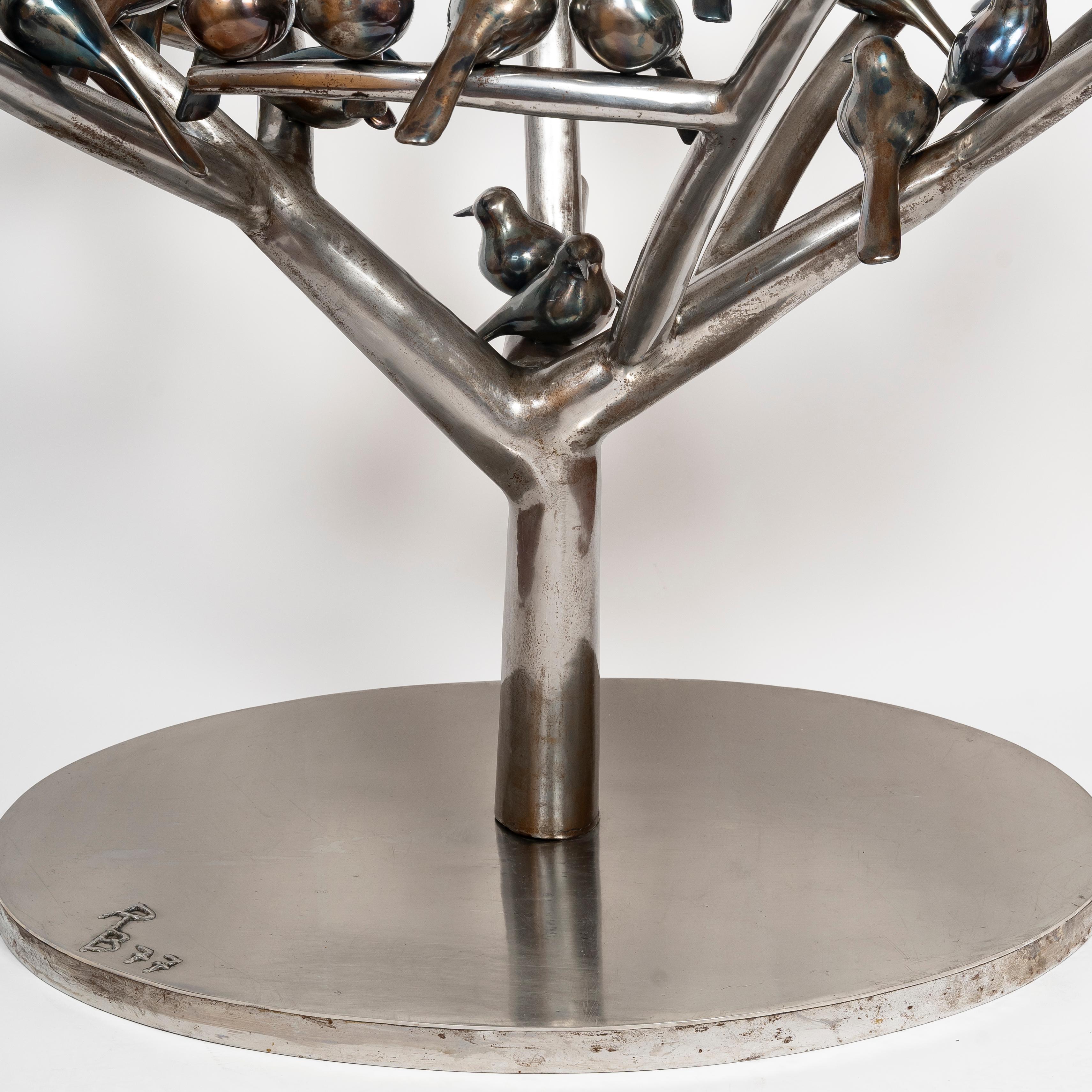 René Broissand, Birds Dining Table Sculpture, Modern Dining Bon état à SAINT-OUEN-SUR-SEINE, FR