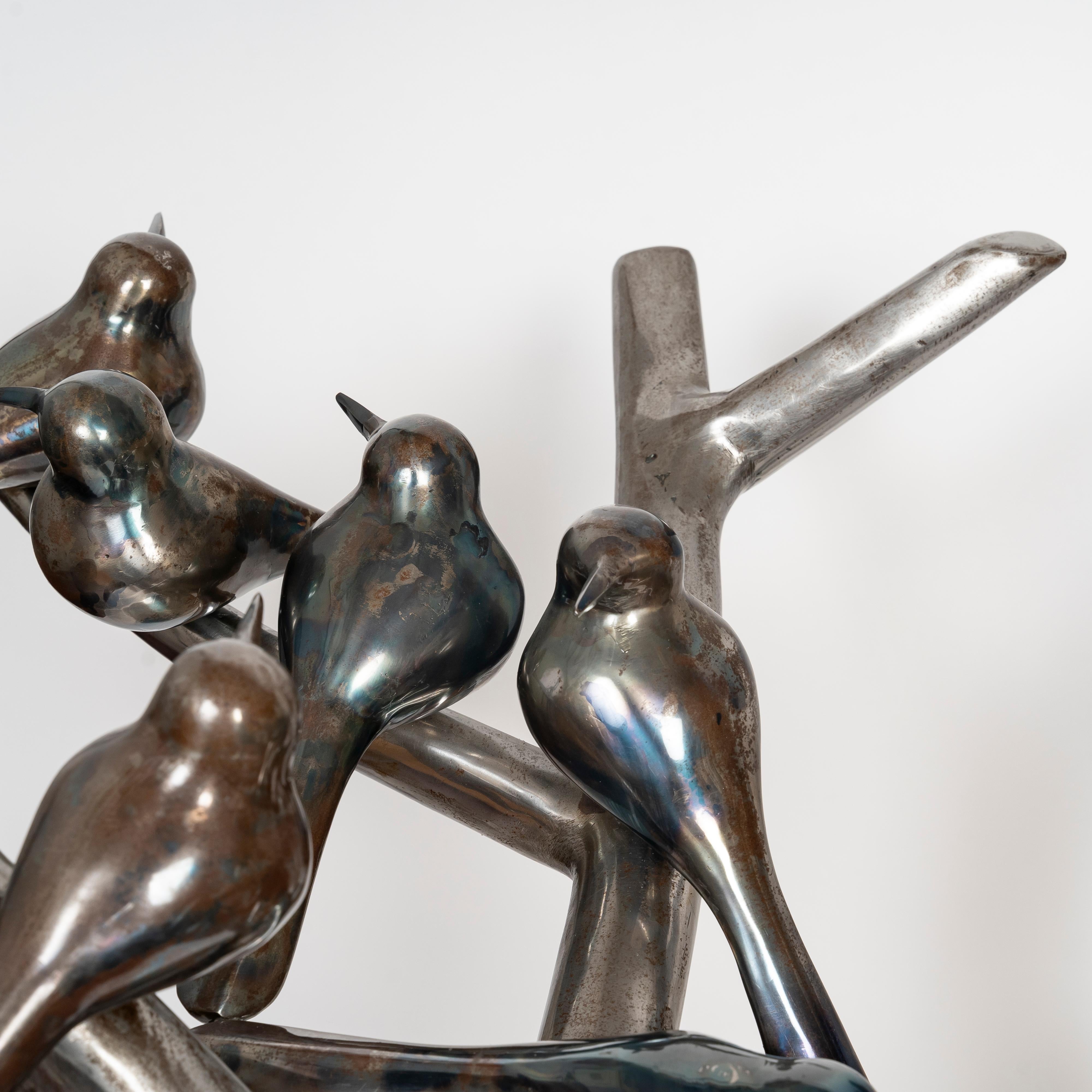 René Broissand, Birds Dining Table Sculpture, Modern Dining 2