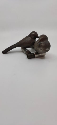 Rene Broissand, Par de Tiradores de Puerta "Pájaros", Diseño, Escultura, Tamaño pequeño 1970